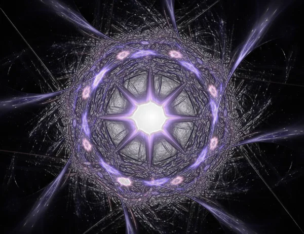 Konuyla ilgili soyut fraktal türlü nükleer ph parçacıkların