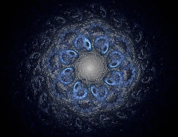 Soyut fraktal arka plan - bilgisayar tarafından oluşturulan görüntü. Dijital 