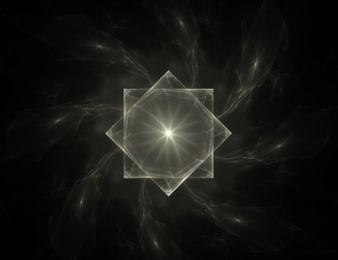 Bilgisayar fractal sanat yaratıcı tasarım, sanat ve eğlence için oluşturulan. Küre dönen arka plan.