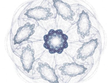Uzay serisi geometrisini. Görsel olarak çekici zemin kavramsal Izgaralar eğrileri ve fraktal öğeleri öğesi olarak uygun yapılmış