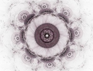 Renkli parlayan nöron fraktal. Yaratıcı grafik tasarım için parlak renkli fraktal alan dijital sanat