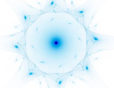 Soyut fraktal arka plan - bilgisayar tarafından oluşturulan görüntü. Dijital sanat. Daireleri merkeze doğru yakınsak.