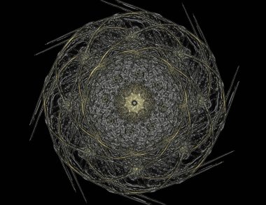 Uzay serisi geometrisini. C görsel olarak çekici zemin yaptı