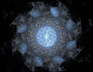 Soyut fraktal arka plan - bilgisayar tarafından oluşturulan görüntü. Dijital 