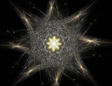 Bilgisayar yaratıcı tasarım için fraktal resim oluşturulan, sanat ve 