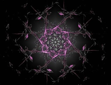 Konuyla ilgili soyut fraktal türlü nükleer ph parçacıkların