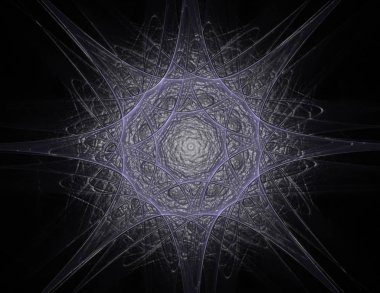 Konuyla ilgili soyut fraktal türlü nükleer ph parçacıkların