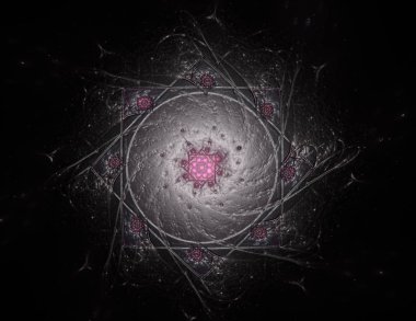 Bilgisayar yaratıcı tasarım için fraktal resim oluşturulan, sanat ve 