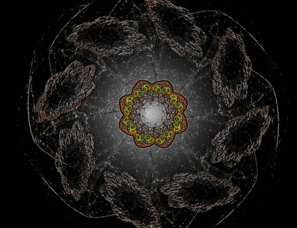 Geometrie von Raumreihen. Optisch ansprechende Kulisse aus C — Stockfoto