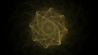 Soyut fütüristik süs arka planı nın dönüşümü. Animasyonlu döngü görüntüleri.