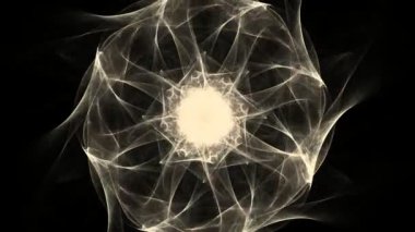 Soyut fütüristik süs arka planı nın dönüşümü. Animasyonlu döngü görüntüleri.