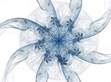 Soyut fraktal kırmızı arka plan ile kesişen daireler ve oval. disko ışıkları. Hareket illüstrasyon.