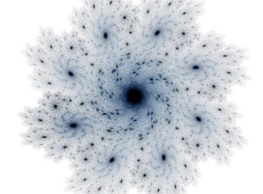 Renkli parlayan nöron fraktal. Yaratıcı grafik tasarım için parlak renkli fraktal alan dijital sanat
