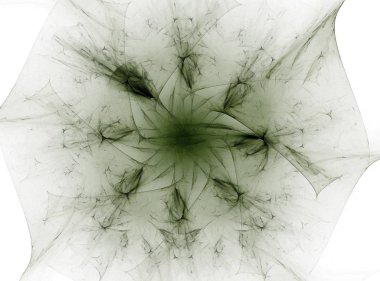 Renkli parlayan nöron fraktal. Yaratıcı grafik tasarım için parlak renkli fraktal alan dijital sanat