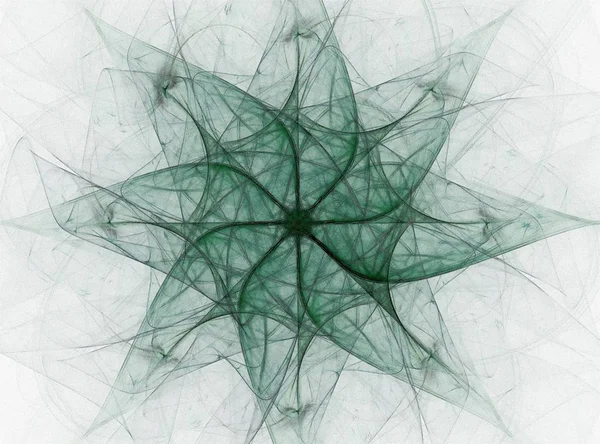 Cząstki Abstrakcja Fraktal form na temat nauki fizyki jądrowej i projektowania graficznego. Geometria sacred. — Zdjęcie stockowe