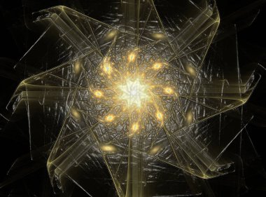 Soyut fraktal arka plan - bilgisayar tarafından oluşturulan görüntü. Dijital 