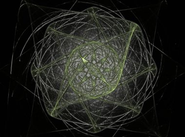 Konuyla ilgili soyut fraktal türlü nükleer ph parçacıkların