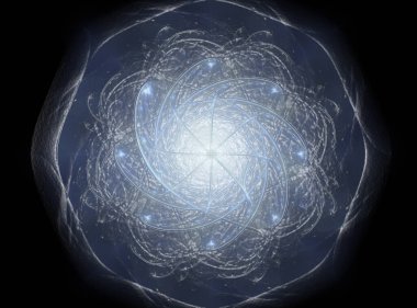 Konuyla ilgili soyut fraktal türlü nükleer ph parçacıkların