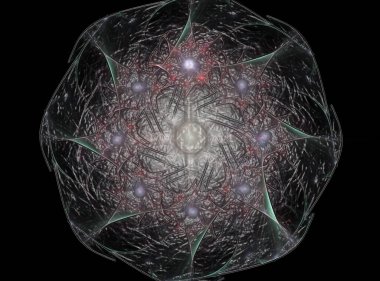 Konuyla ilgili soyut fraktal türlü nükleer ph parçacıkların