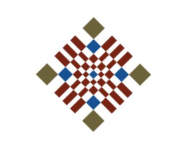 Soyut geometrik model vektör tasarımı ve rozetli arka plan. Modern tasarım için kullan, dekore edilmiş, uçucu, şablon ve kapak.