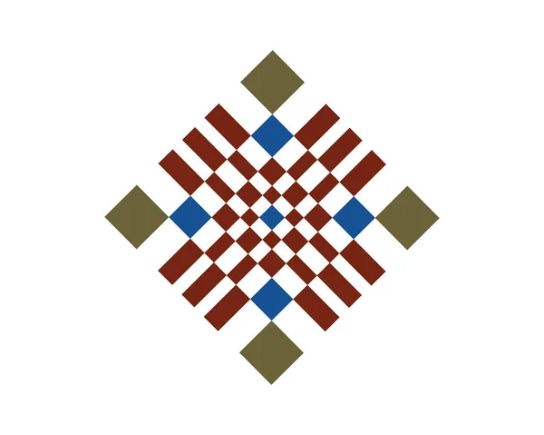 Abstrakcyjny Geometryczny Wzór Wektora Tło Odznaką Zastosowanie Nowoczesnego Designu Dekoracji — Wektor stockowy
