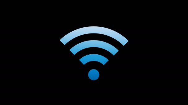 Dispositivo Eletrônico Procura Sinal Disponibilidade Rede Wifi — Vídeo de Stock