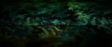 Soyut sarı arkaplan yumuşak parlak altın merkezli açık renkli ve koyu mavi kenarlı bulanık desenli.