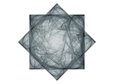 Keskin üçgenlerin hareket ettiği soyut bir alan. Animasyon. Uzayı kesen karanlık, keskin üçgenler. Hareket eden üçgenlerin kırık ayna alanı