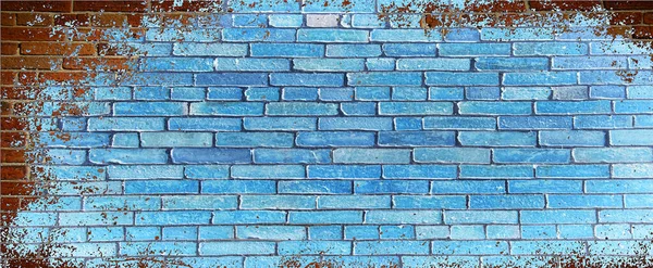 Niebieska Cegła Ściana Tekstury Tła Tło Tekstury Ścian Cegły — Zdjęcie stockowe