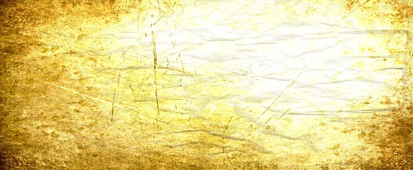 Yellow Gold Background Texture Old Distressed Vintage Grunge Faded White — Stock Photo, Image