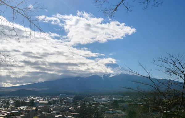Mt. Fuji near Chureito Pagoda in autumn — Stock Photo, Image