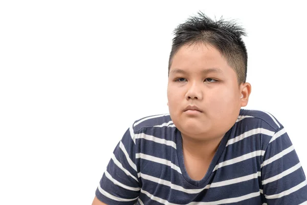 Fat Kid is verveeld en afwezig-minded ik — Stockfoto