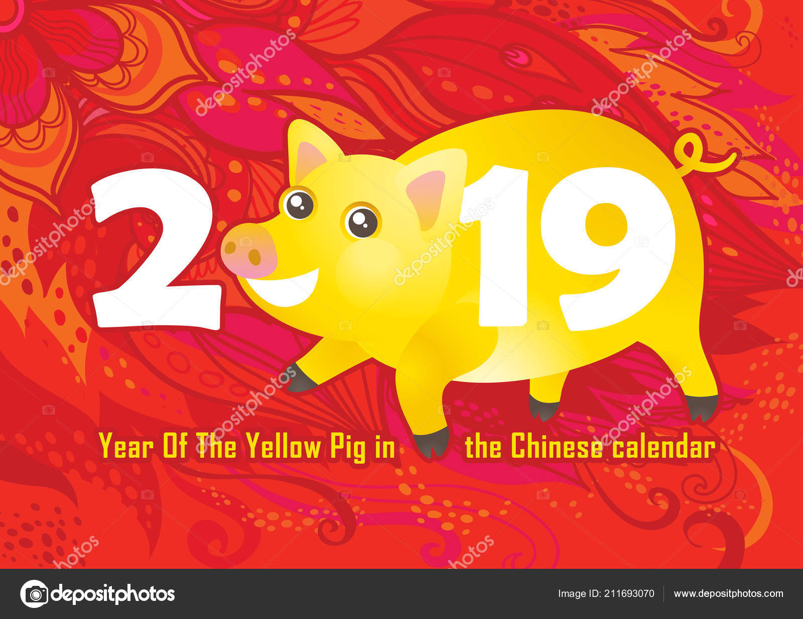 Символ 2019 года – Желтая Земляная Собака картинки Символ 2019 года – Желтая Земляная Собака картинки