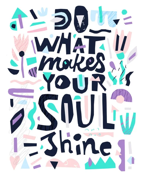 Soul Shine Citation — Image vectorielle