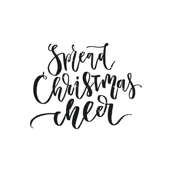 Letras de Natal desenhadas à mão — Vetor de Stock