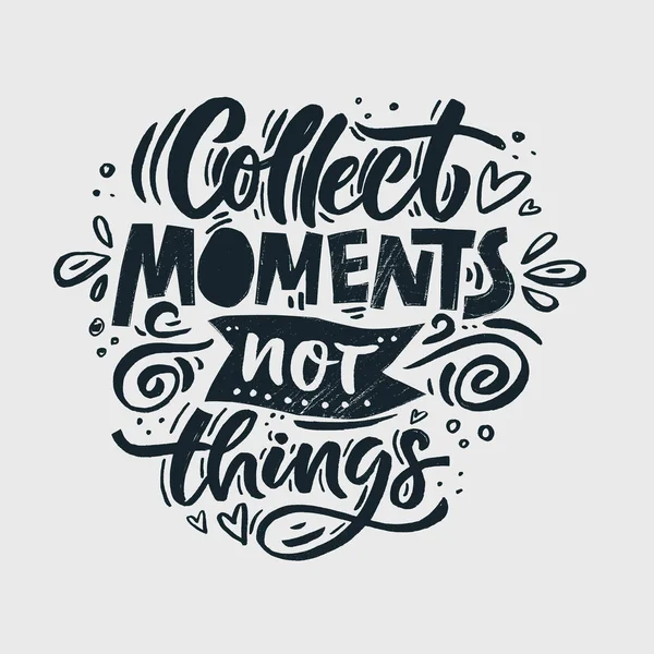 Collect Moments — стоковый вектор