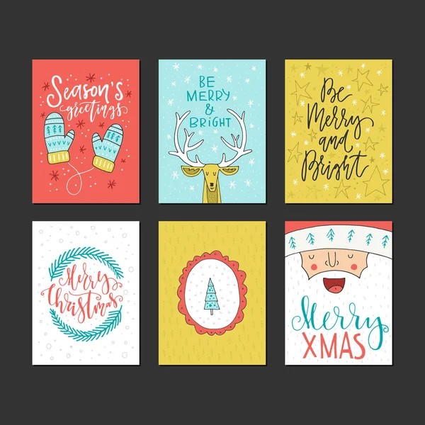 Colección de letras de Navidad — Vector de stock