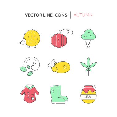 Autumn Icons Collection clipart