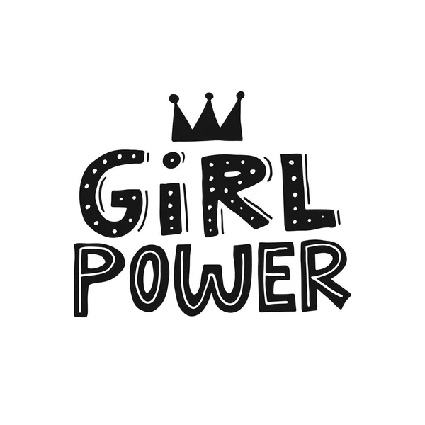 Girl Power ilustrace — Stockový vektor