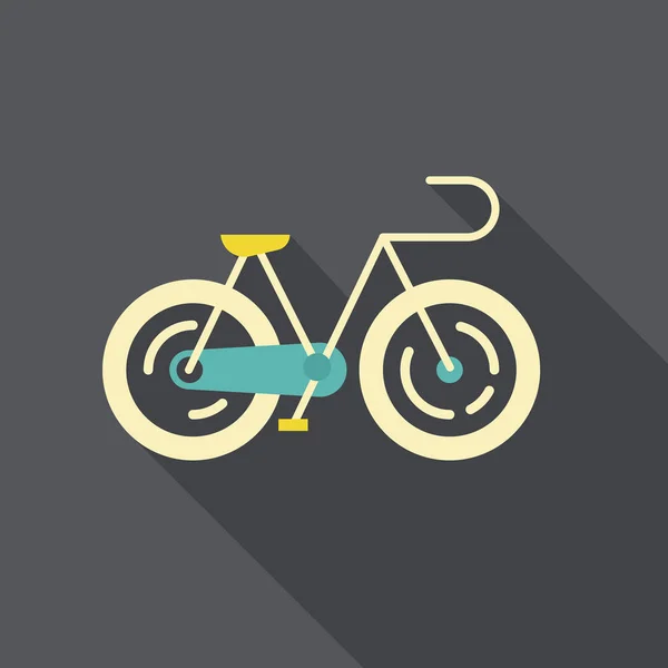 Bicycle flat vector — Stock Vector