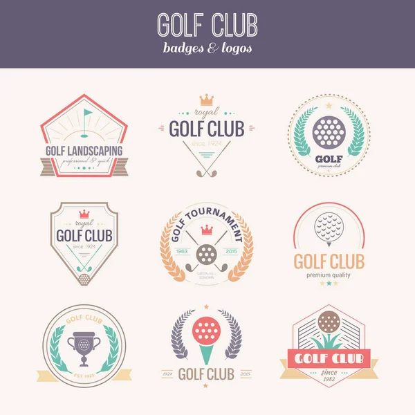 Logo des Golfclubs — Stockvektor