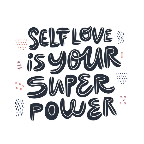 Motivational girl power handwritten quote — Stock Vector