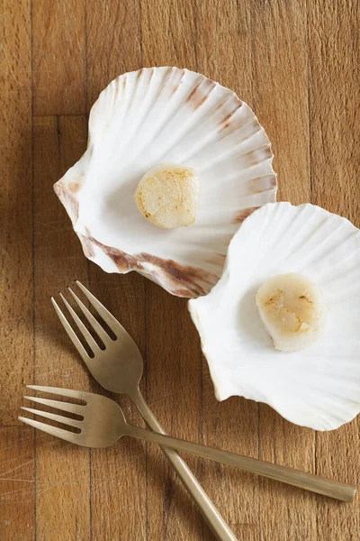 Franch Scallops macro — Fotografia de Stock