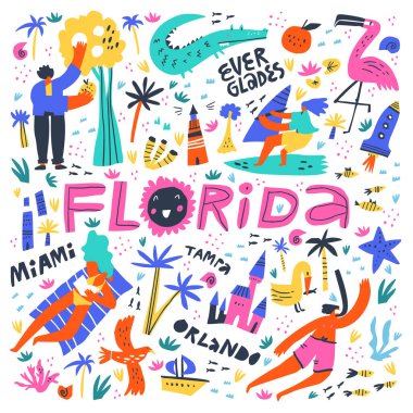 Florida plaj yazı dinlenme yeri