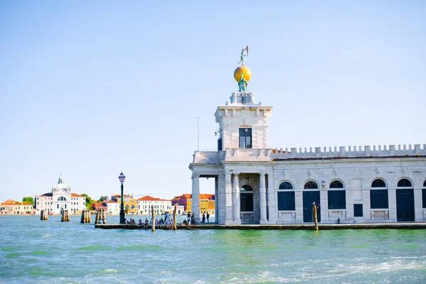 Krásná Budova Kanál Benátkách — Stock fotografie