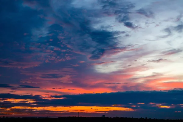 Nuvens Céu Pôr Sol — Fotografia de Stock