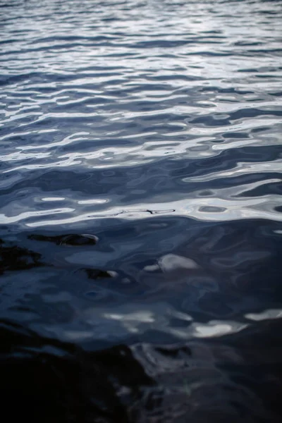 Hintergrund Blaues Wasser Fluss Stockfoto