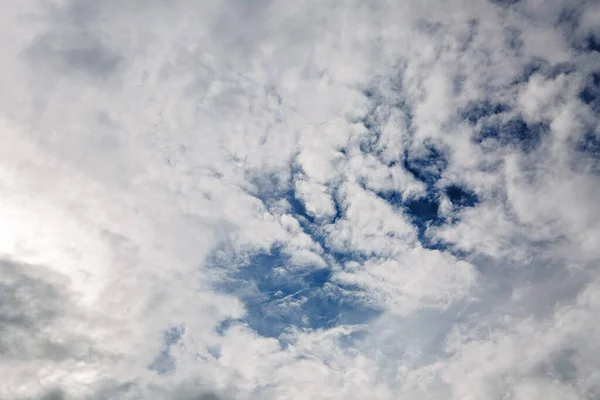Achtergrond Van Witte Wolken Lucht — Stockfoto