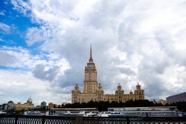 Moskova 'daki Ukrayna Oteli manzarası
