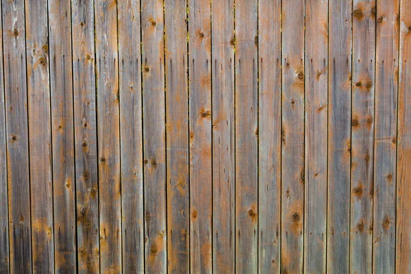 Yellow Wooden Fence Background Nails — Stock Photo, Image